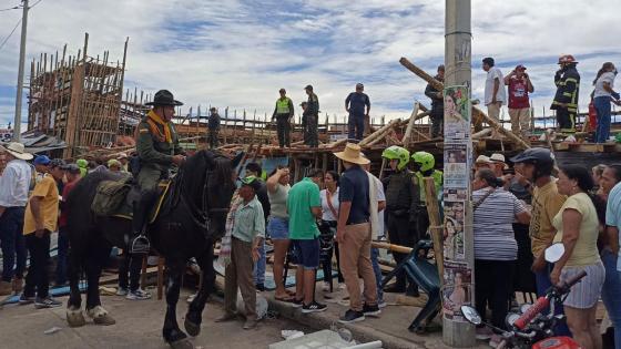 El Espinal Tolima tribuna palcos se desploman noticias Colombia El Espinal Tolima tribuna palcos se desploman noticias Colombia