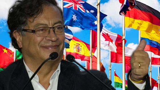 Estos fueron los países que más votaron Gustavo Petro