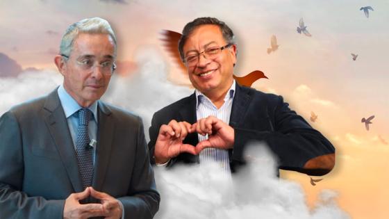 Gustavo Petro y Álvaro Uribe 