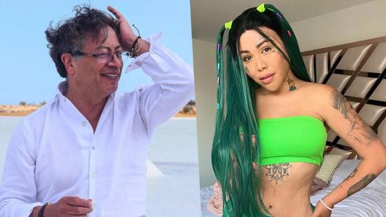 Yina Calderón y Gustavo Petro Yina Calderón y Gustavo Petro
