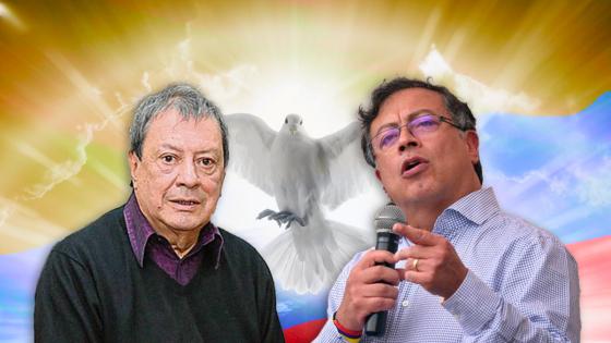 Mario Hernández y Gustavo Petro 