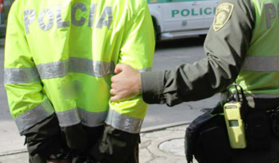 policias capturados Barranquilla noticias