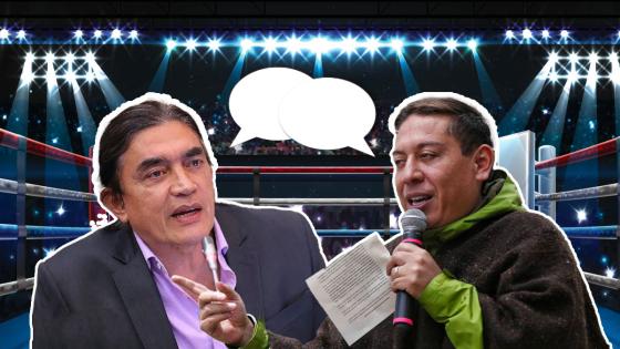 Gustavo Bolívar y Carlos Amaya Gustavo Bolívar y Carlos Amaya
