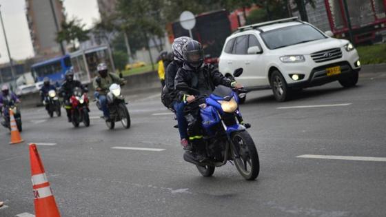Motociclistas protestarán por restricción del parrillero en Bogotá