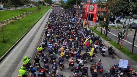 Protesta de motociclistas en Bogotá: Estos son los puntos de concentración 