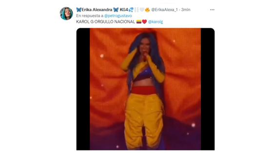 Karol G en el nuevo vídeo del Himno Nacional Karol G en el nuevo vídeo del Himno Nacional