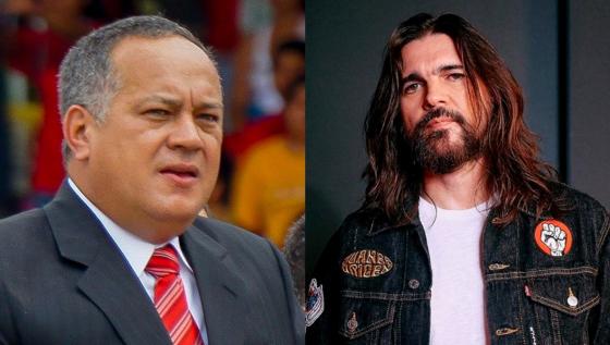 Diosdado Cabello y Juanes Diosdado Cabello y Juanes