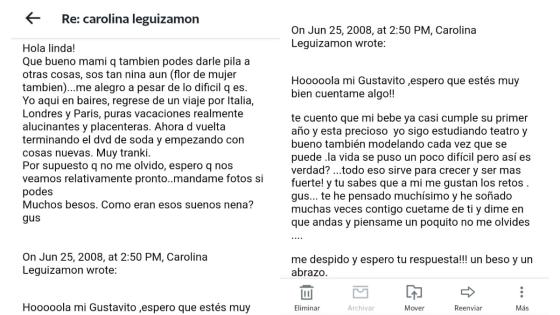 Carolina Leguizamón y Gustavo Cerati Carolina Leguizamón y Gustavo Cerati