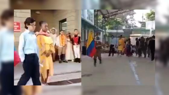 Niños posesión noticias Colombia Petro Francia Márquez dramatización Niños posesión noticias Colombia Petro Francia Márquez dramatización