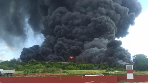 incendio Cuba noticias Matazanas 