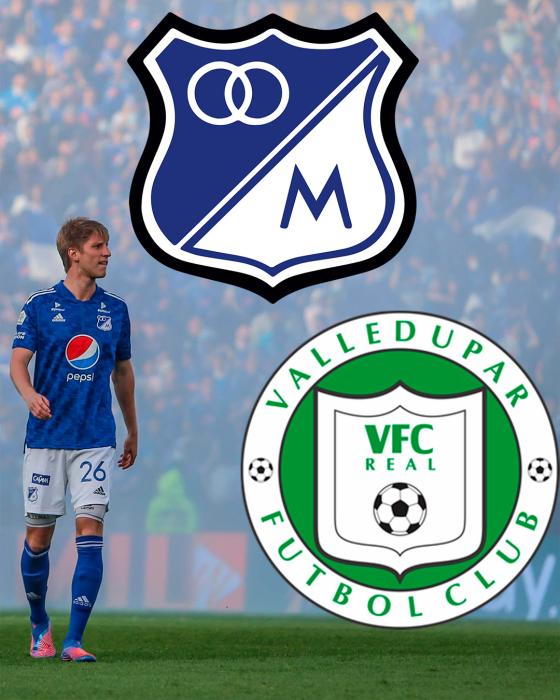 Llinás en Millonarios y Valledupar