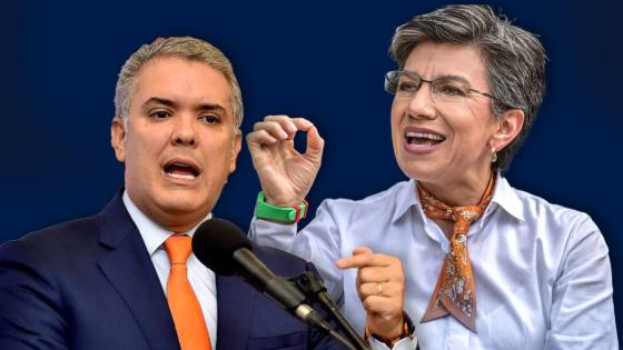 Claudia López reproche Iván Duque