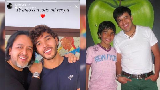 Toto Vega y su hijo Toto Vega y su hijo