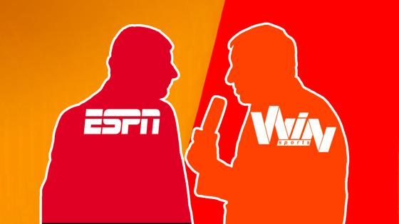 Periodistas de ESPN y Win Sports