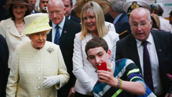 última foto de la reina Isabel II