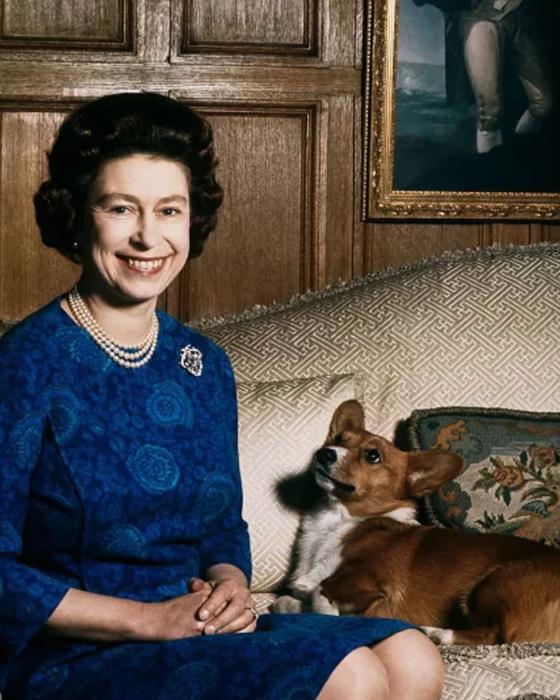 las mascotas de la reina Isabel II
