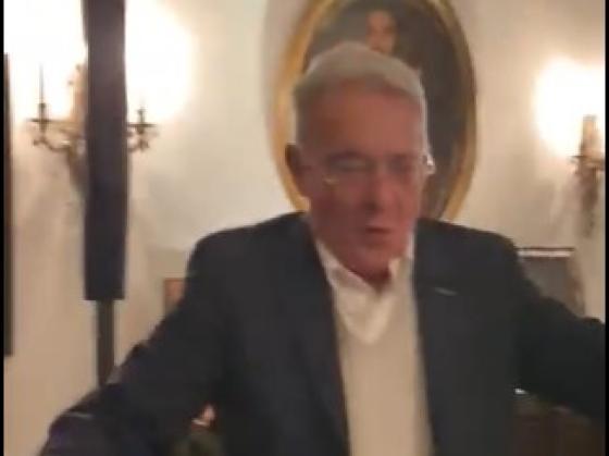 Alvaro Uribe de fiesta noticias Andrés Pastrana