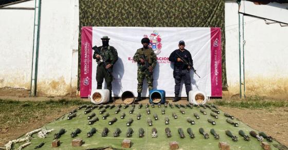 granadas Cauca noticias Ejercito Nacional Colombia