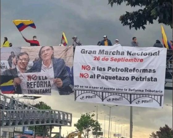 Los puntos de concentración para las marchas del 26 de septiembre