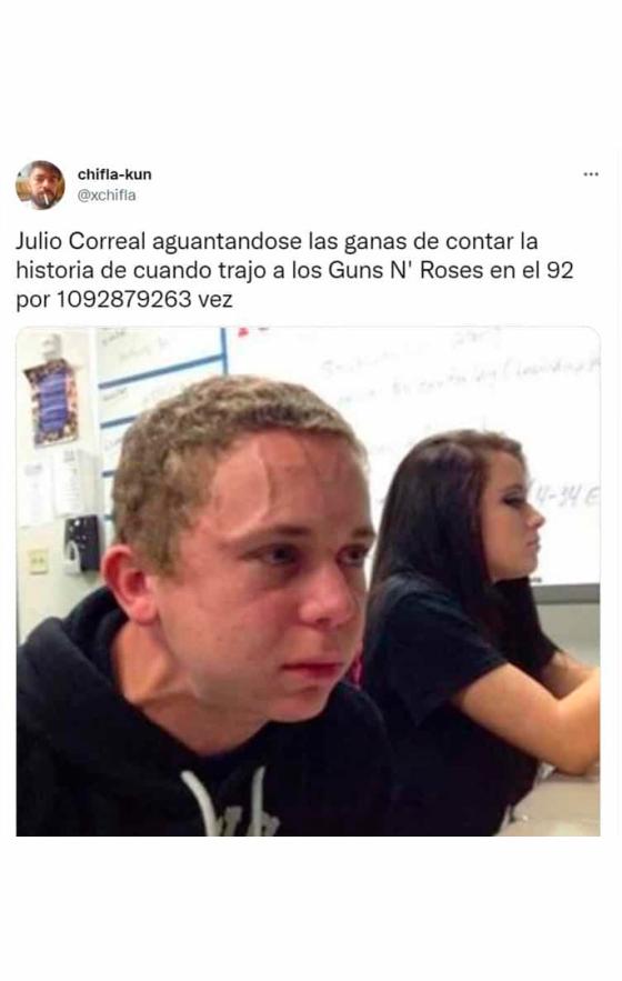 Guns N' Roses Los memes que dejó el concierto de Guns N' Roses en Bogotá
