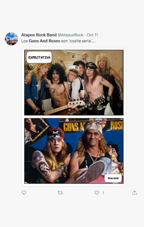 Guns N' Roses Los memes que dejó el concierto de Guns N' Roses en Bogotá