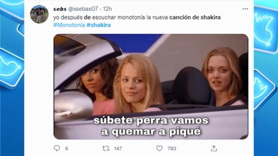 la nueva canción de Shakira Los memes que dejó 'Monotonía', la nueva canción de Shakira
