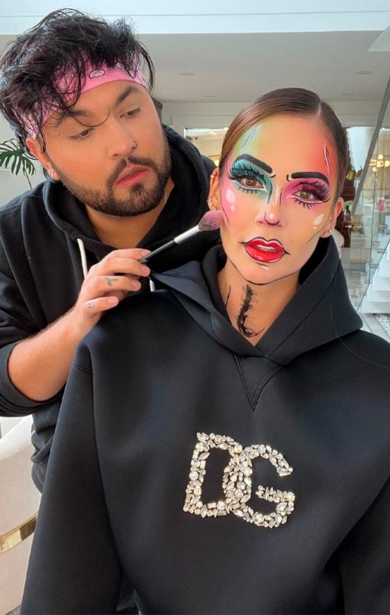 La evolución de los maquillajes de Camilo Triana, el ex novio de JuanDa