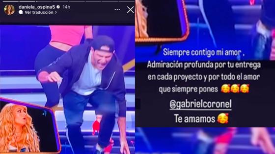 Mensaje de Daniela Ospina a Gabriel Coronel