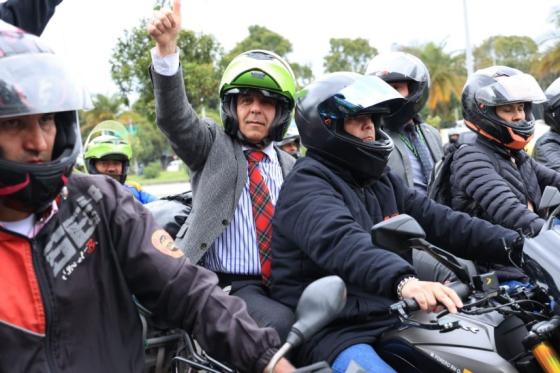 Ministro Transporte Guillermo Reyes motociclistas acuerdos Ministro Transporte Guillermo Reyes motociclistas acuerdos