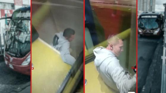 Hombre transmilenio Hombre transmilenio