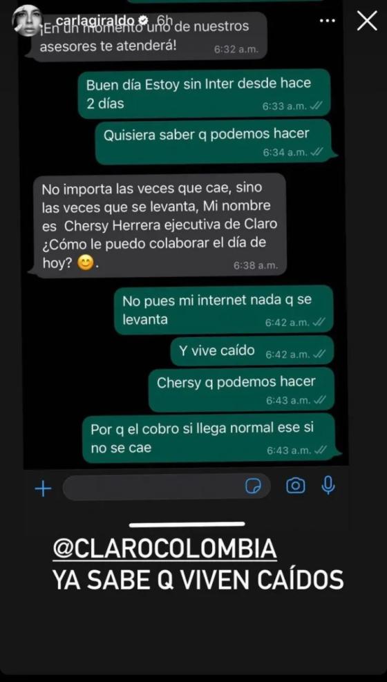 Carla Giraldo Claro Carla Giraldo Claro