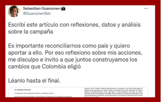 Disculpa de Guanumen Disculpa de Guanumen