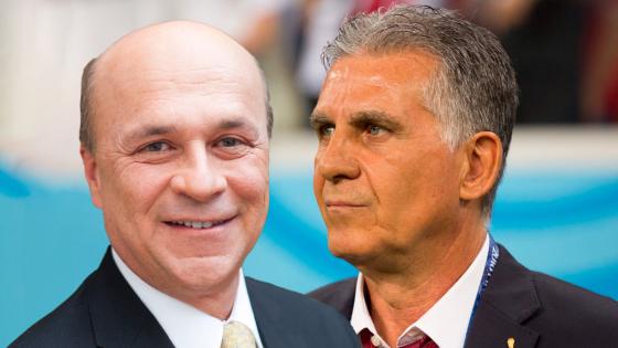 Carlos Antonio Vélez y Carlos Queiroz Carlos Antonio Vélez y Carlos Queiroz