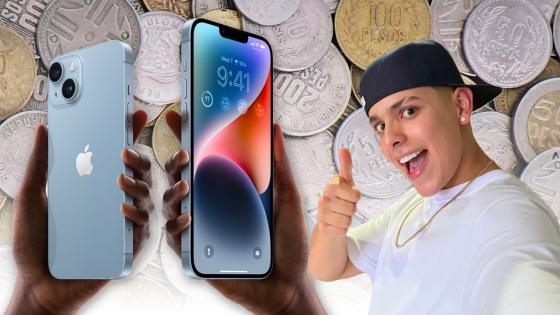 Influenciador compró iphone 14 con monedas 