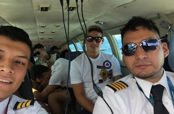 piloto Julián Aladino James Rodríguez noticias 