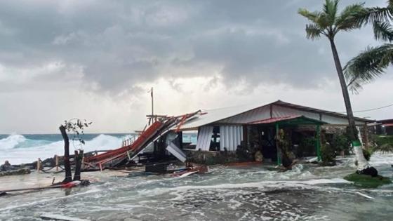 San Andrés tormenta tropical Lisa Huracán San Andrés tormenta tropical Lisa Huracán