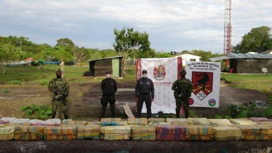 Incautan más 600 kilos de marihuana a disidencias de las FARC Incautan más 600 kilos de marihuana a disidencias de las FARC