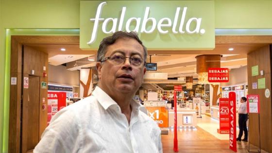 La molestia de Petro tras culparlo por cierre de tiendas de Falabella La molestia de Petro tras culparlo por cierre de tiendas de Falabella
