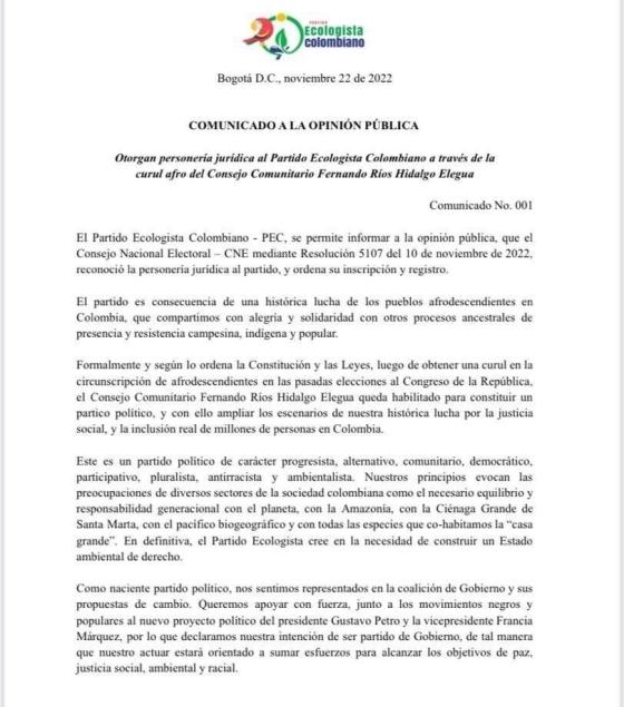 Comunicado Polo Polo Comunicado Polo Polo