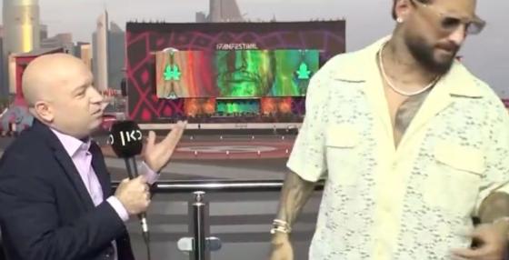 Maluma enojado entrevista Catar noticias Maluma enojado entrevista Catar noticias