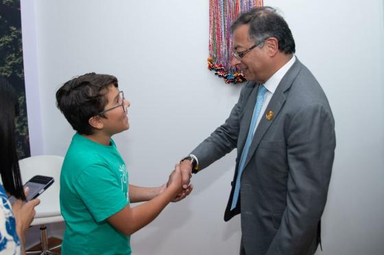 niño ambientalista Gustavo Petro noticias Colombia Egipto niño ambientalista Gustavo Petro noticias Colombia Egipto