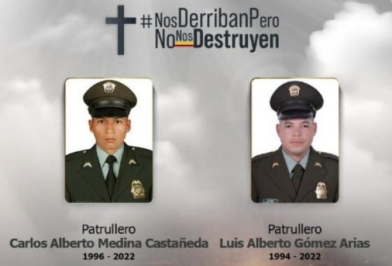 Policias Caquetá asesinados cultivos ilícitos
