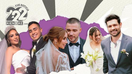 Famosos que se casaron en el 2022 Los famosos que se casaron en 2022