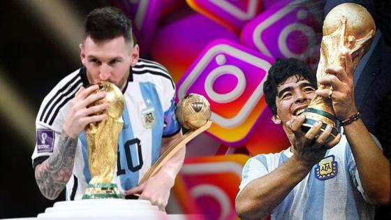 El mensaje de la cuenta de Instagram de Diego Maradona tras el título El mensaje de la cuenta de Instagram de Diego Maradona tras el título