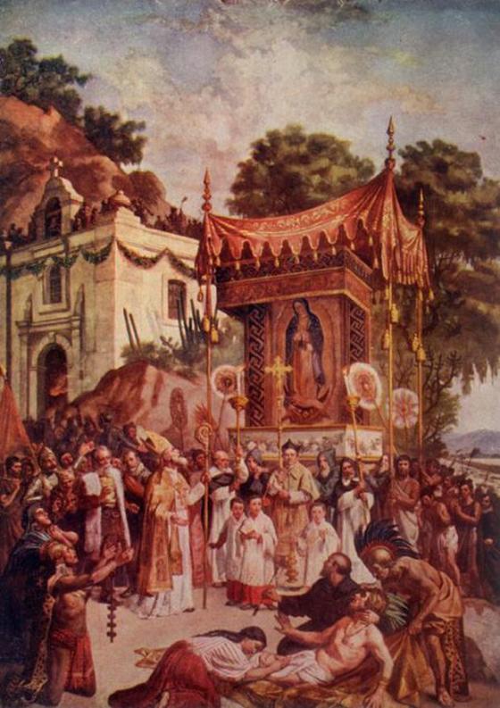 Milagro de la flecha, Virgen de Guadalupe Virgen de Guadalupe