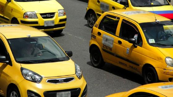 Siguen protestas de taxistas en Bucaramanga 