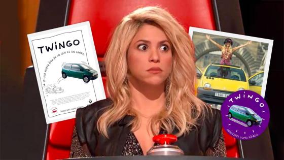 El día en el que Shakira fue imagen de Twingo El día en el que Shakira fue imagen de Twingo