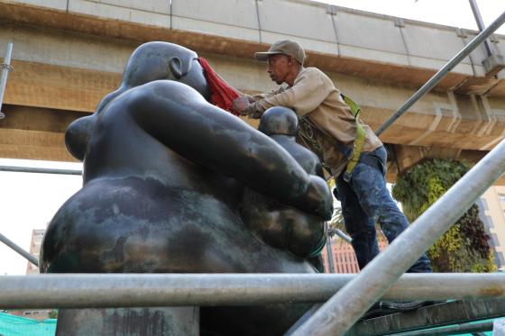 Mantenimiento Plaza Botero Medellín noticias Mantenimiento Plaza Botero Medellín noticias