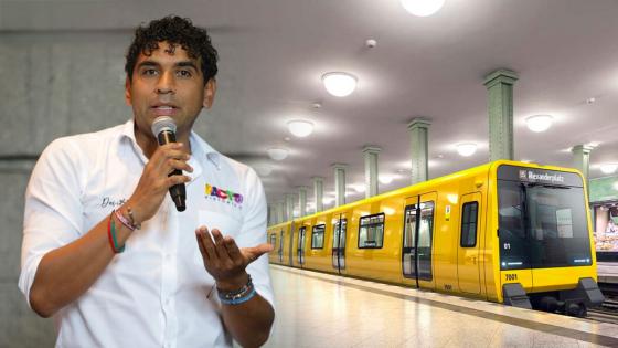 David Racero Metro subterráneo Bogotá Berlín David Racero Metro subterráneo Bogotá Berlín