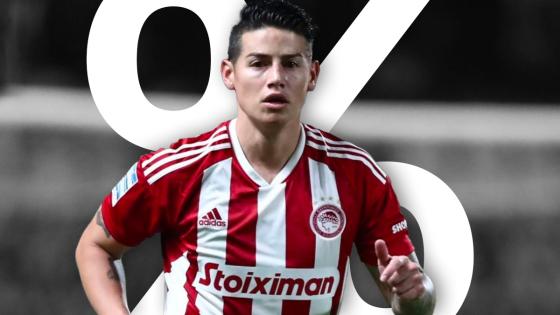 James Rodríguez y su buena carrera en Grecia